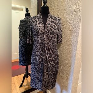 Jones New York Grey Multicolored Dress ~ Size 12